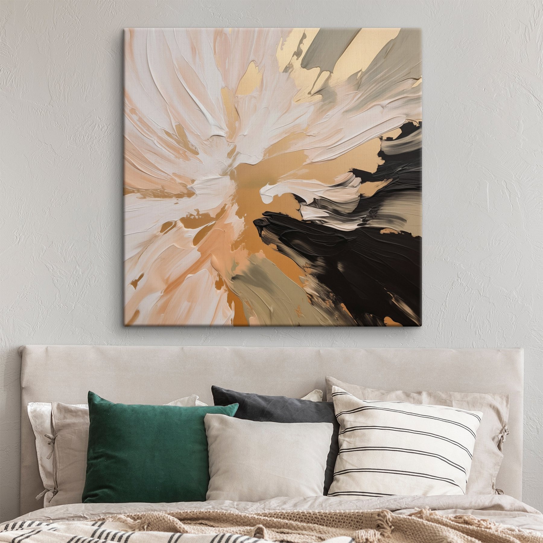 Abstract strokes in muted tones