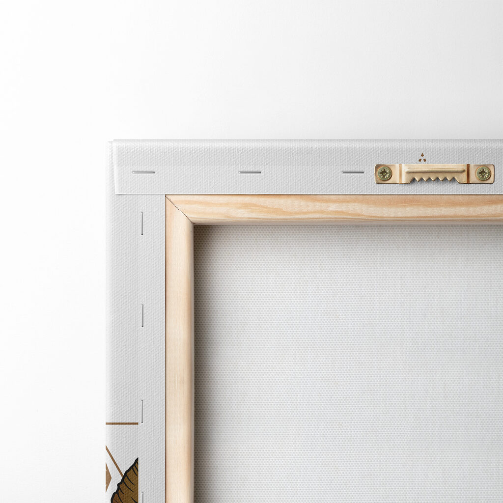 A drawing of a ram with a moon and stars A drawing of a ram with a moon and stars