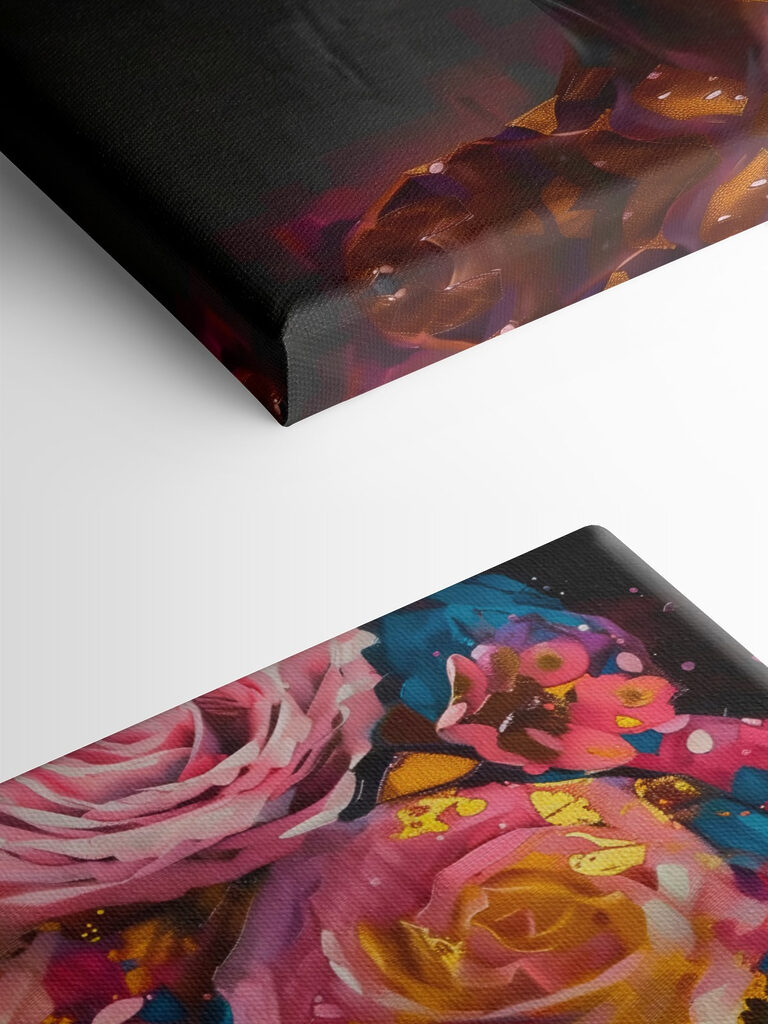 Woman with flowers on her head Woman with flowers on her head