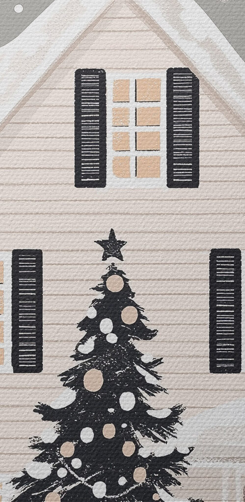 House with a tree in front of it