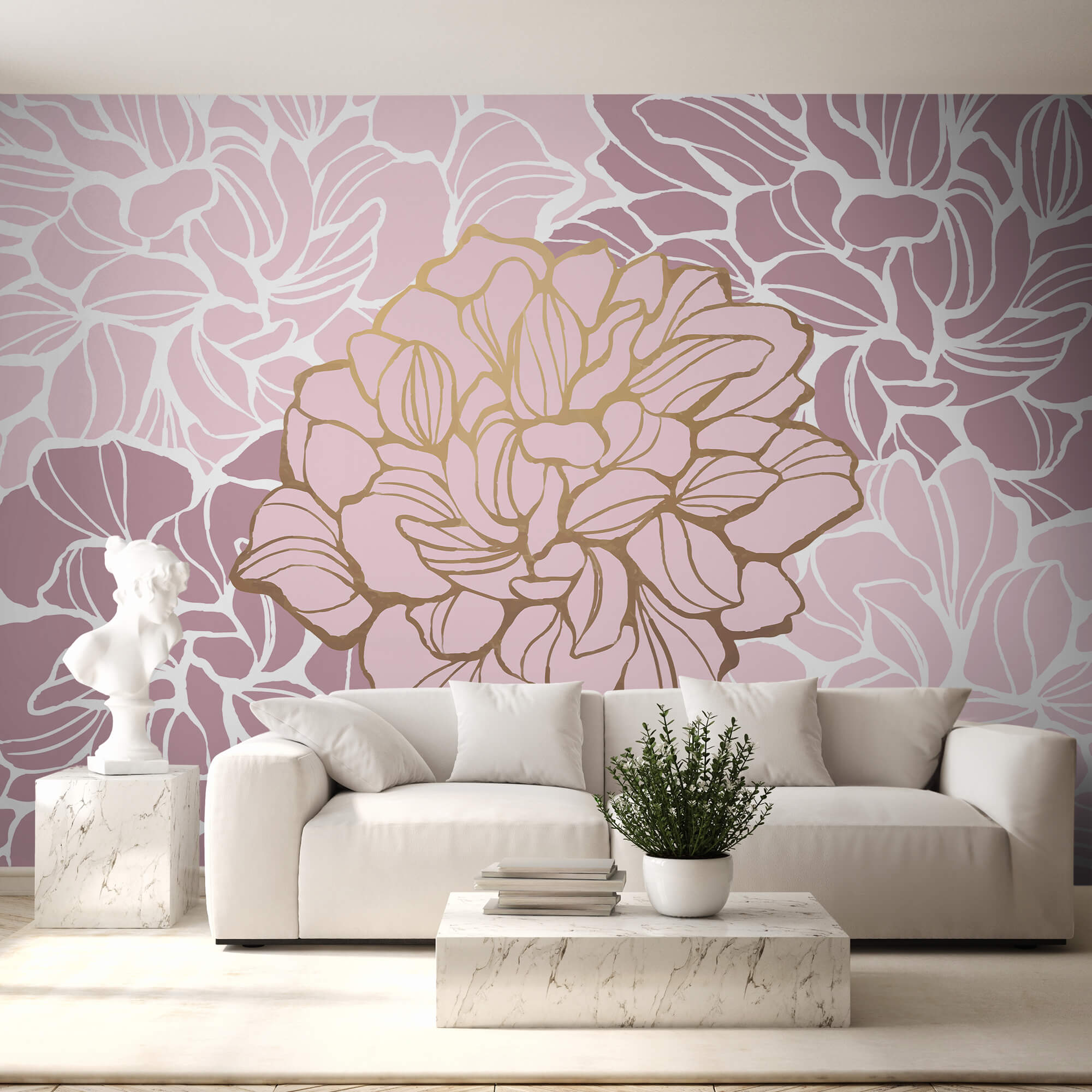 Rózsaszín és fehér virág Rózsaszín és fehér virág