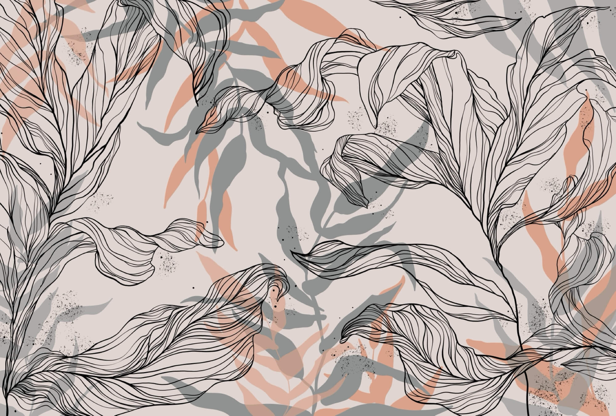 Levelek és ágak mintázata t00009p - Levelek és ágak mintázata - tegory