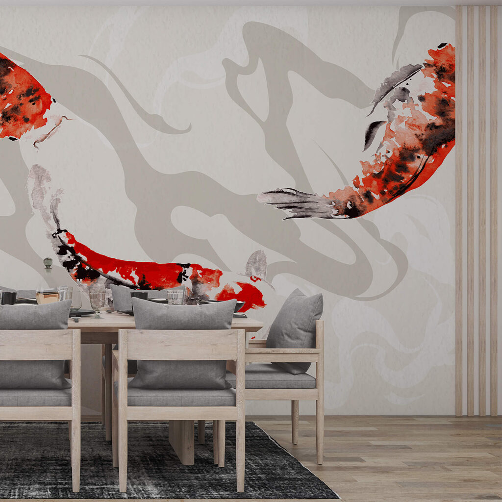 Festmény halak úszása Festmény halak úszása