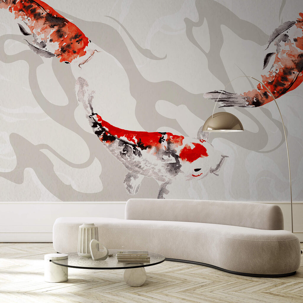 Festmény halak úszása Festmény halak úszása