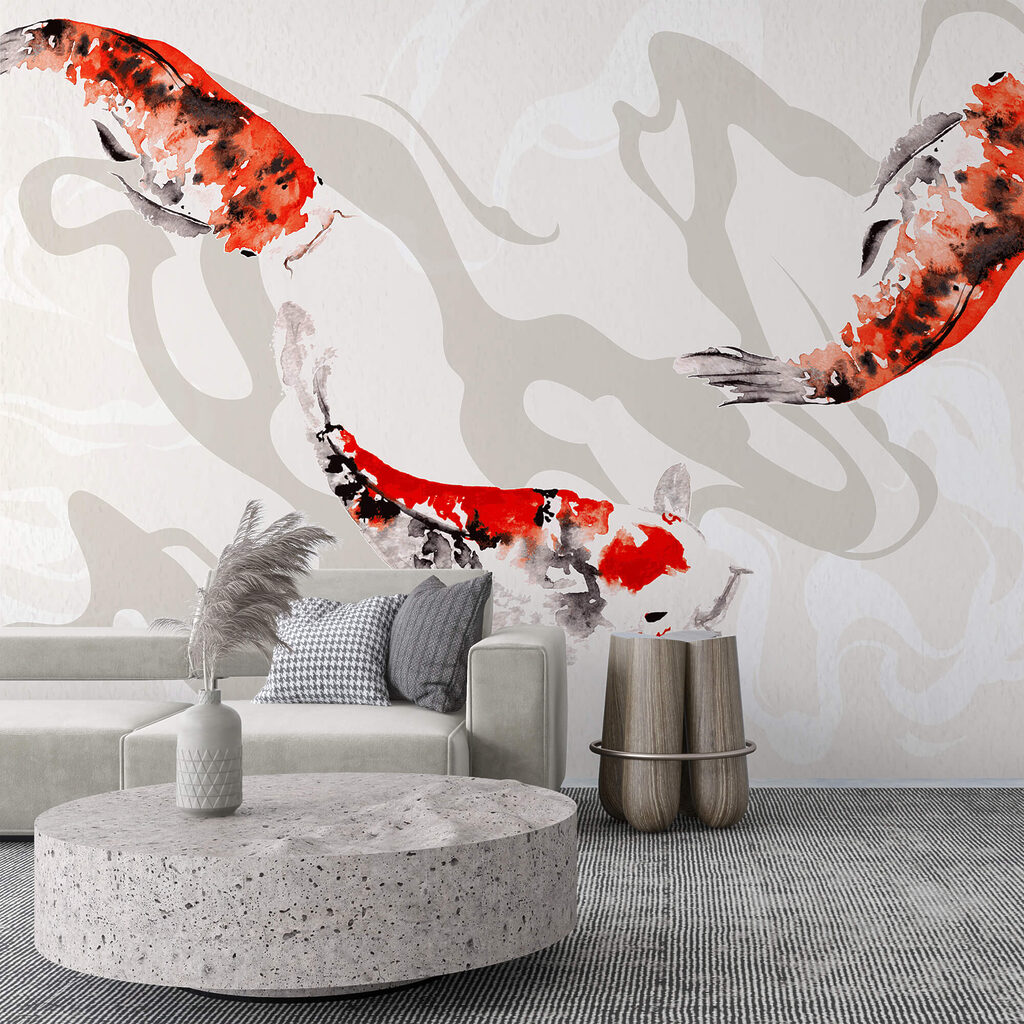 Festmény halak úszása Festmény halak úszása