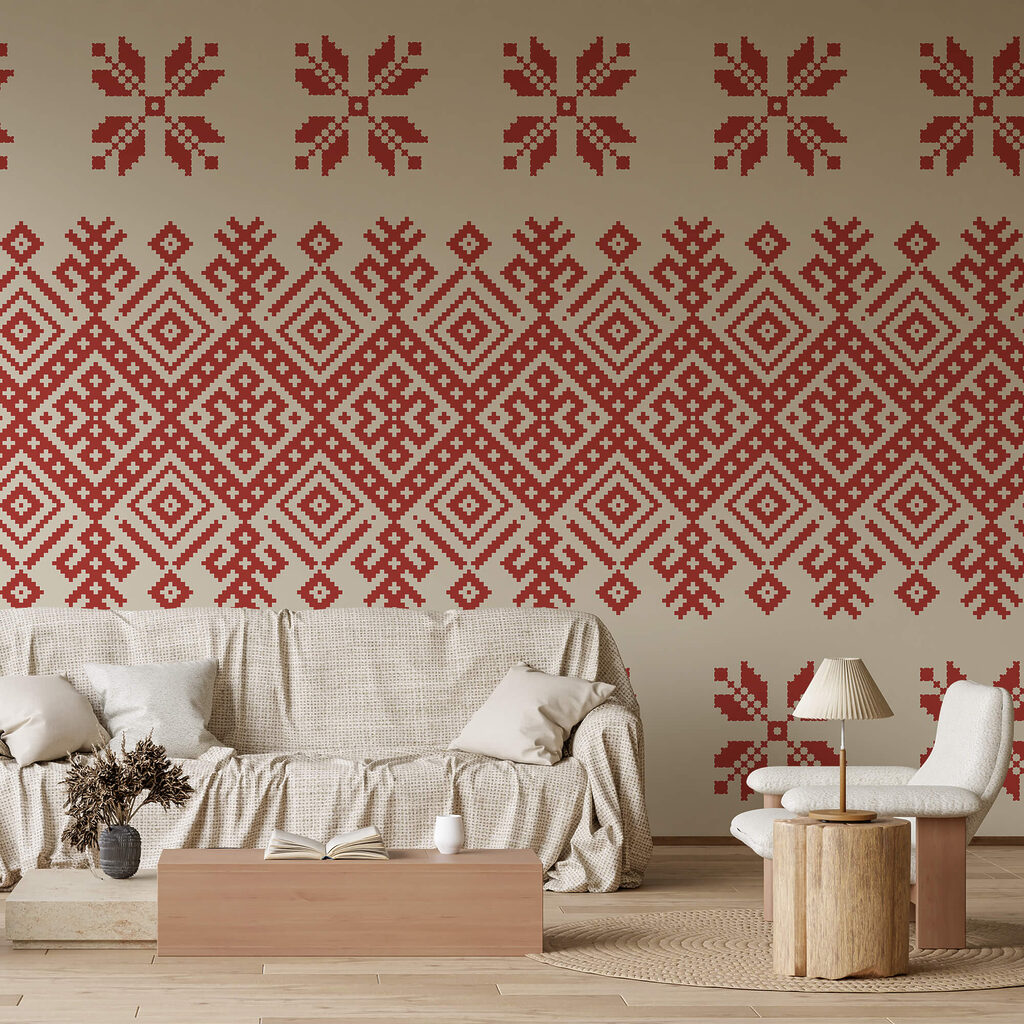 Piros és fehér minta Piros és fehér minta