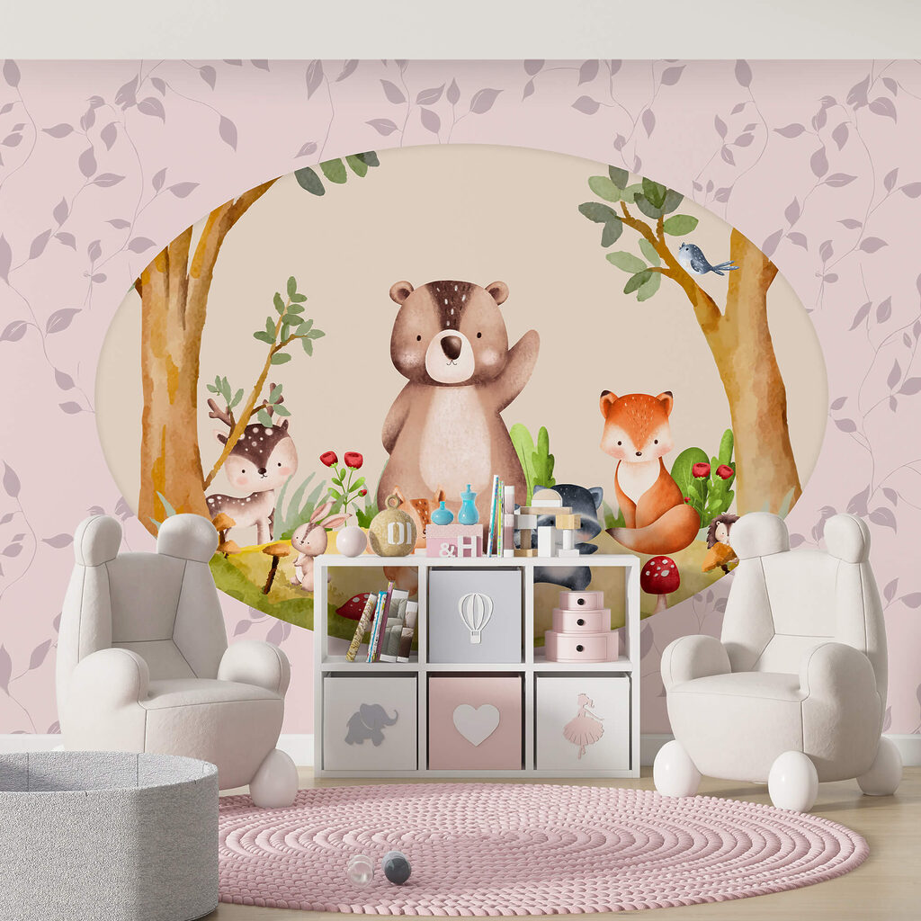 Rajzfilm állatokról az erdőben