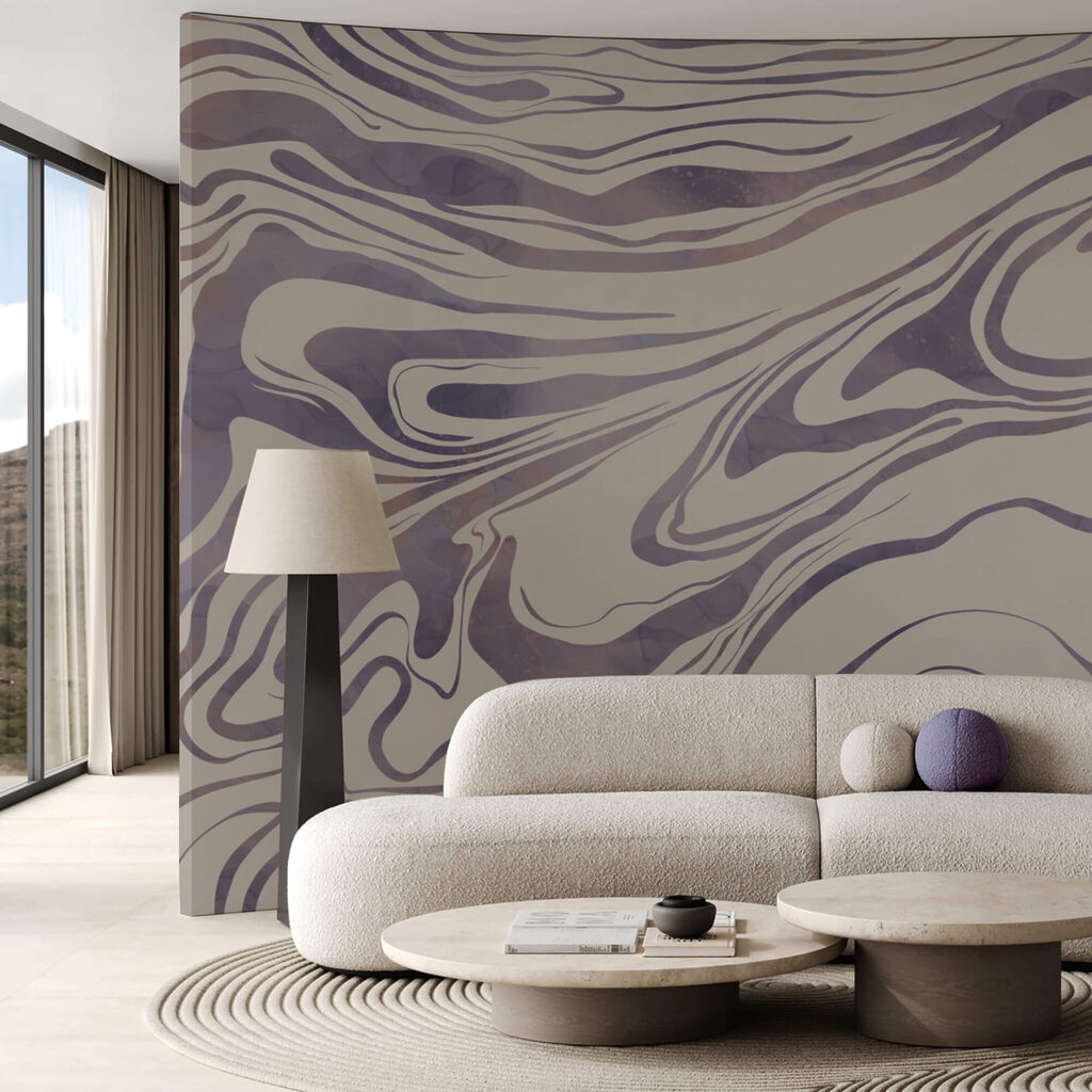 – Absztrakt hullámok lágy háttéren – Absztrakt hullámok lágy háttéren