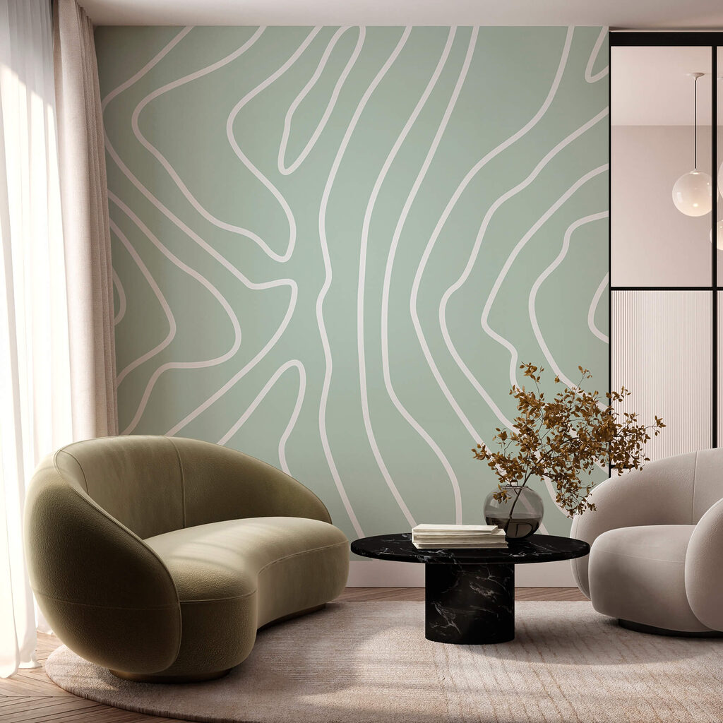 Fehér vonalak világoszöld háttéren Fehér vonalak világoszöld háttéren