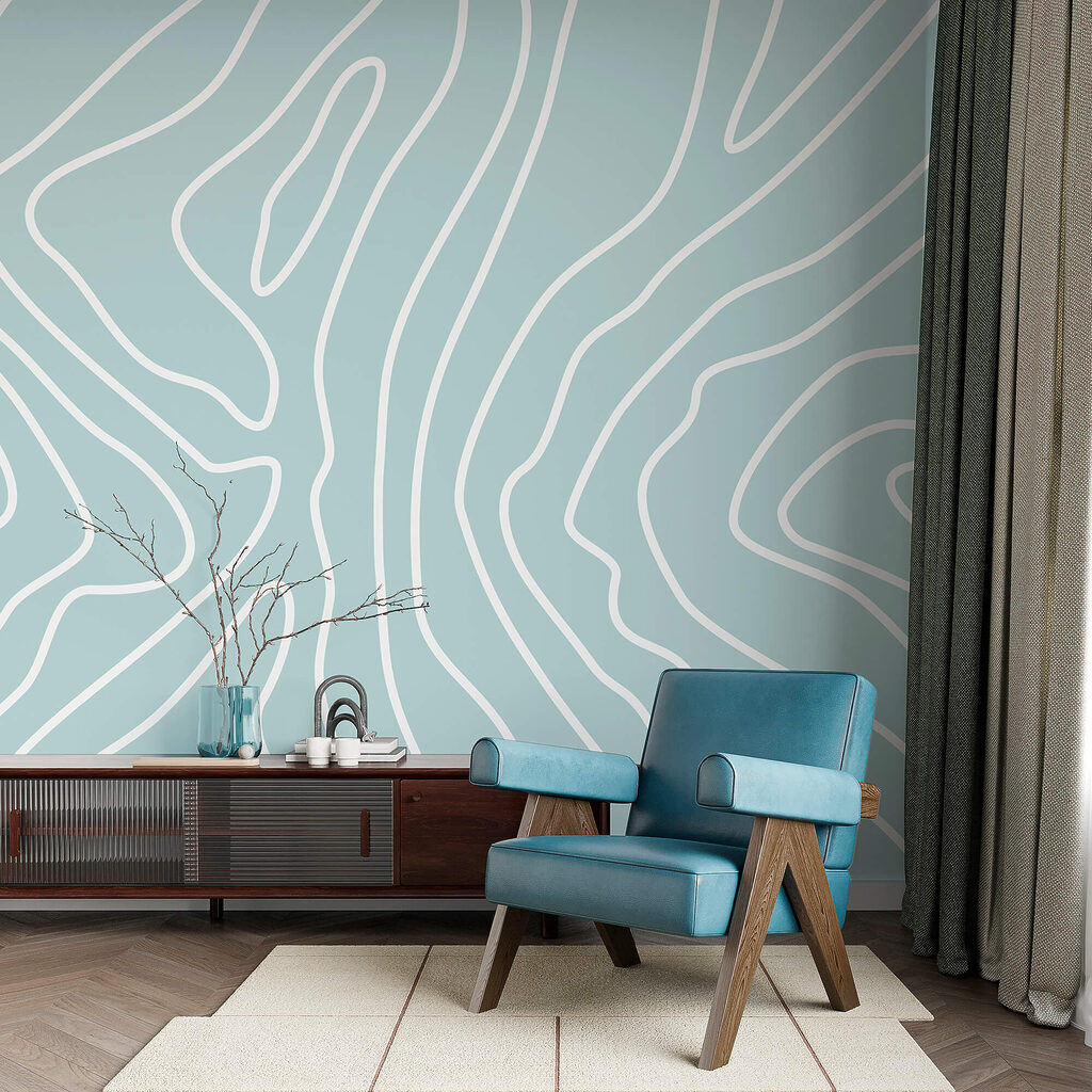 Fehér vonalak kék háttéren Fehér vonalak kék háttéren