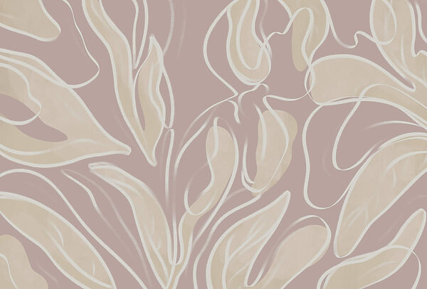 Természet ihlette levélmintás design. Természet ihlette levélmintás design.