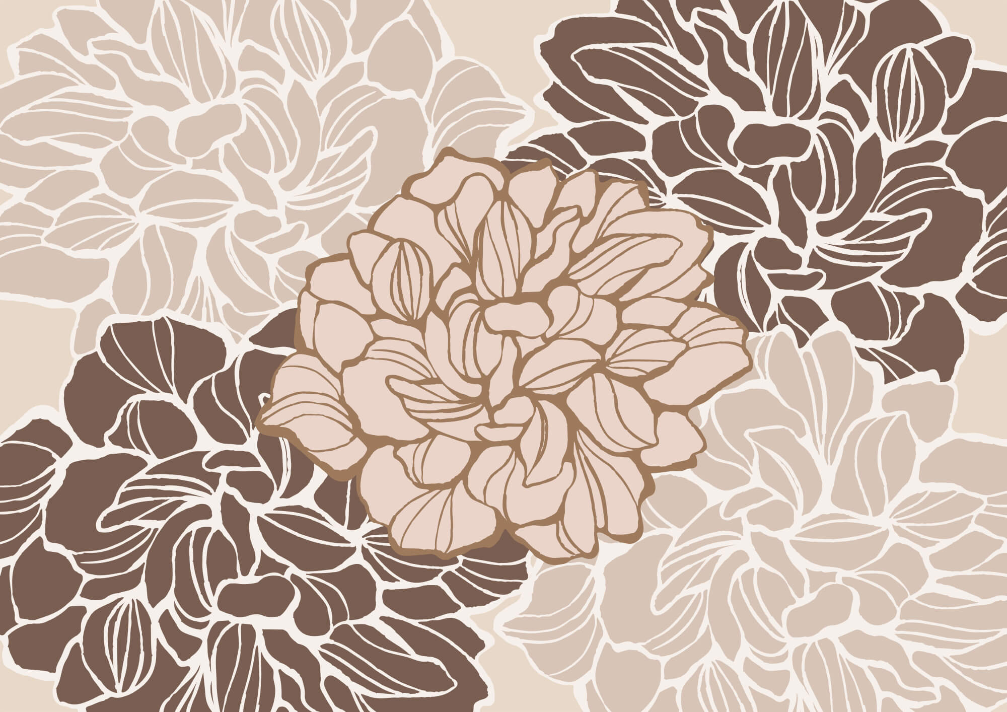 Flower with many leaves Flower with many leaves