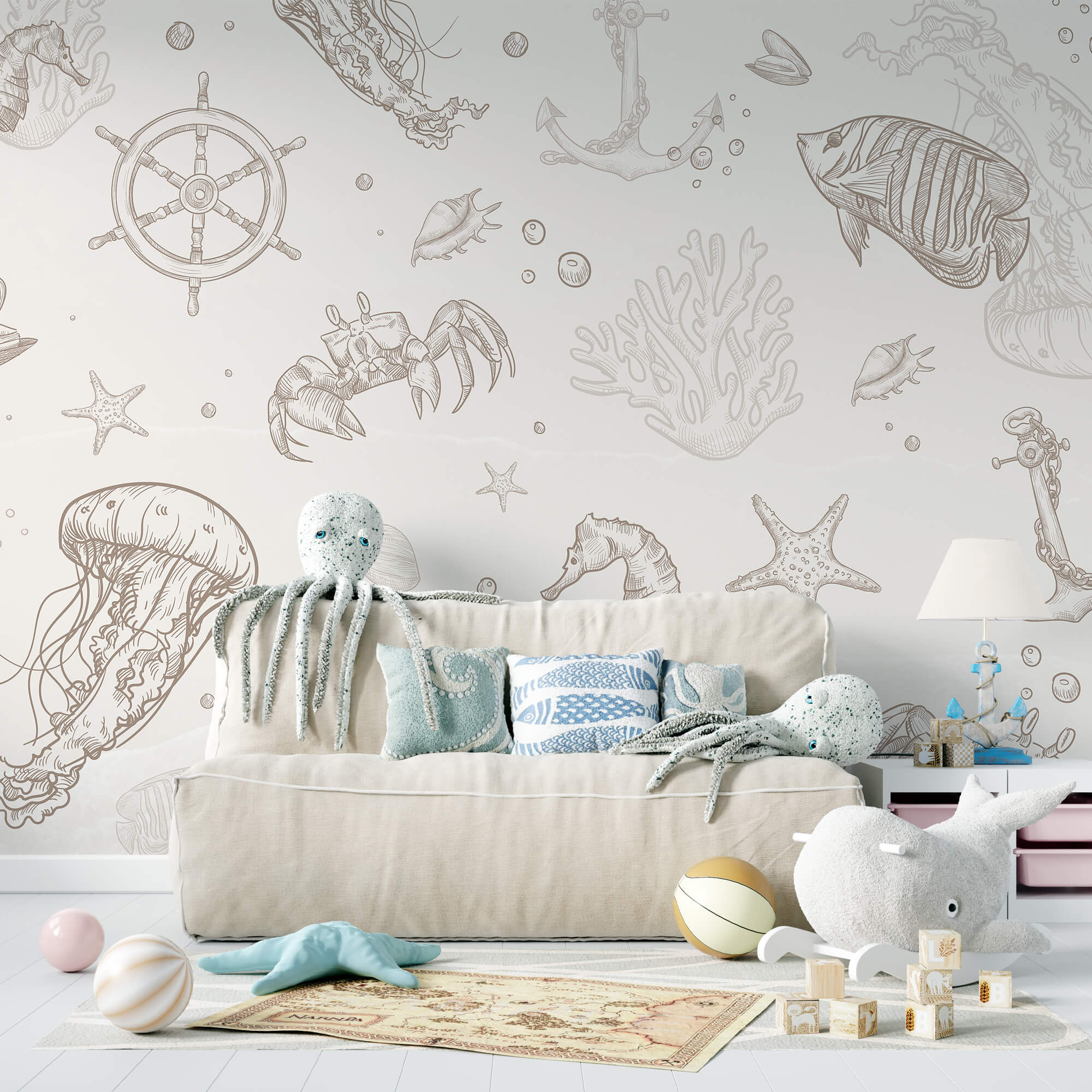 Tengeri élőlények mintája