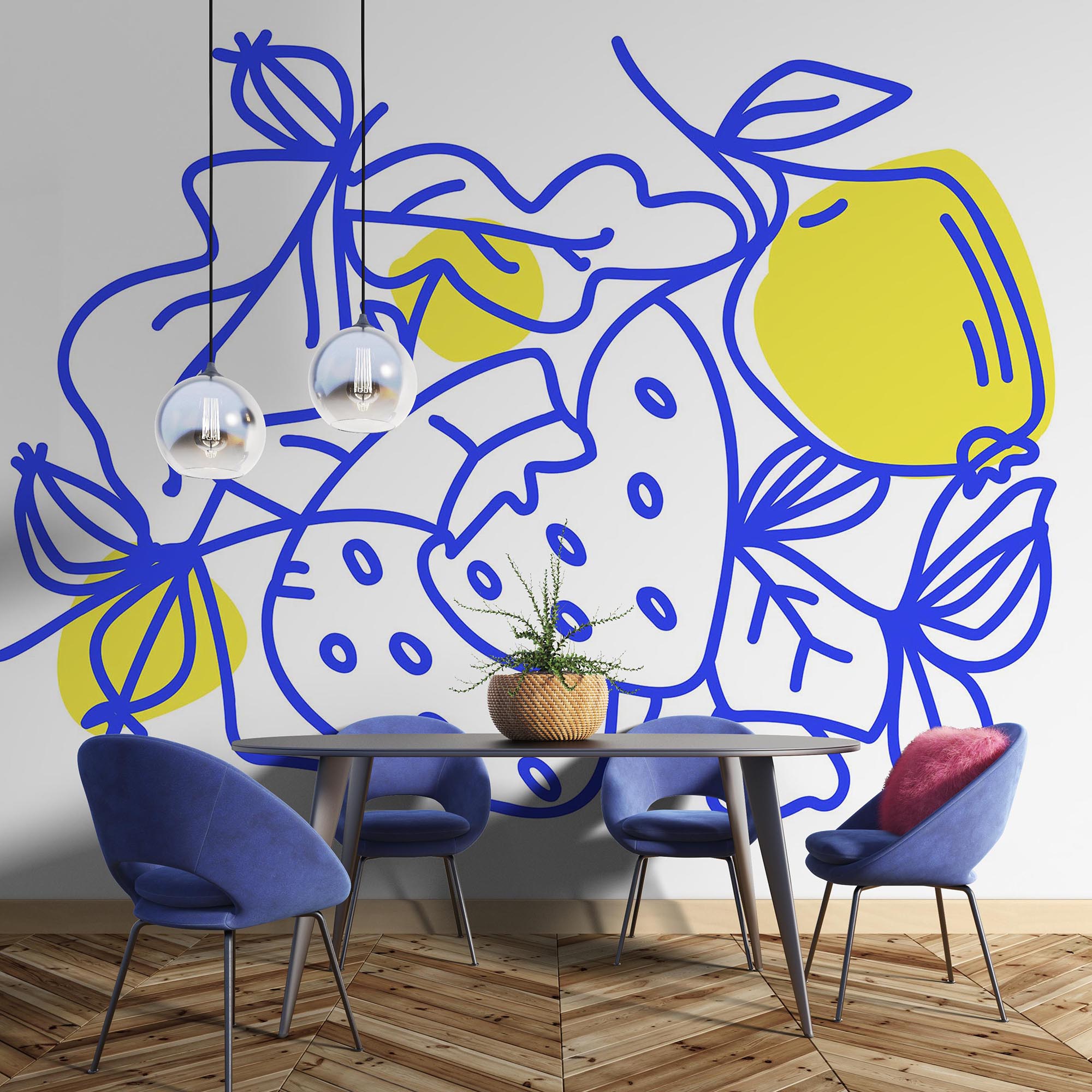 Gyümölcsök és levelek rajzolása Gyümölcsök és levelek rajzolása