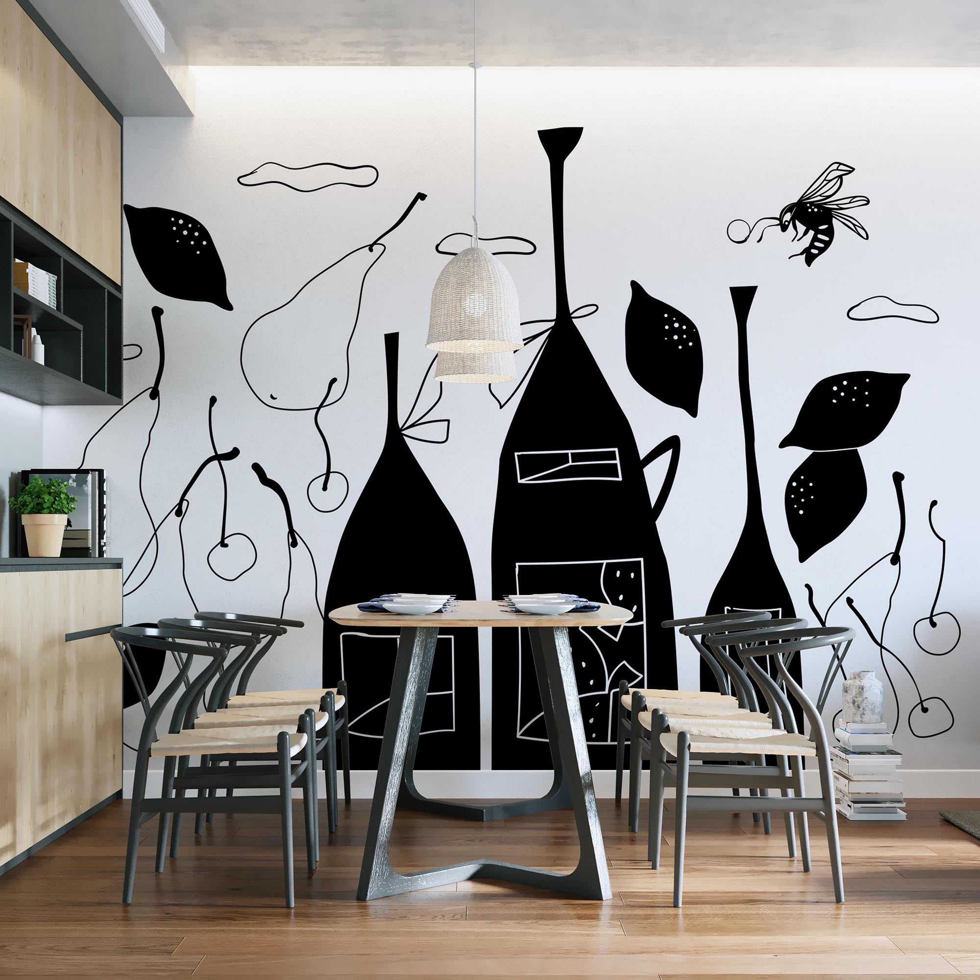 Fekete-fehér rajz palackokról Fekete-fehér rajz palackokról