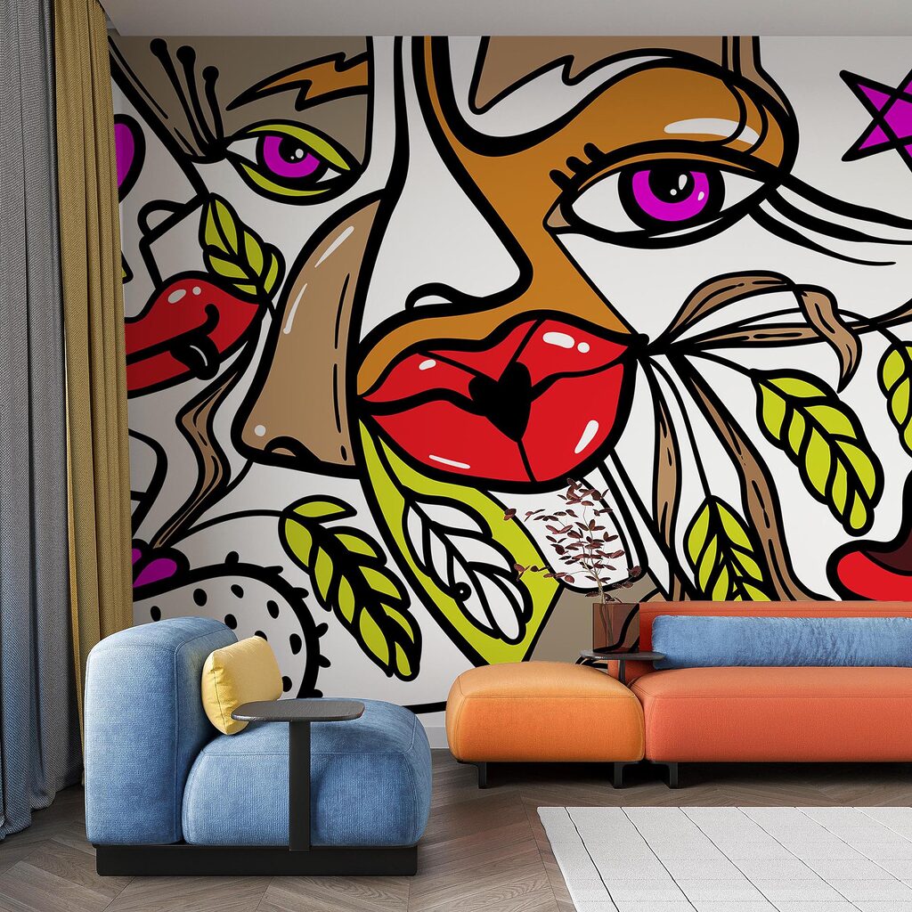 – Élénk arc merész mintákkal – Élénk arc merész mintákkal