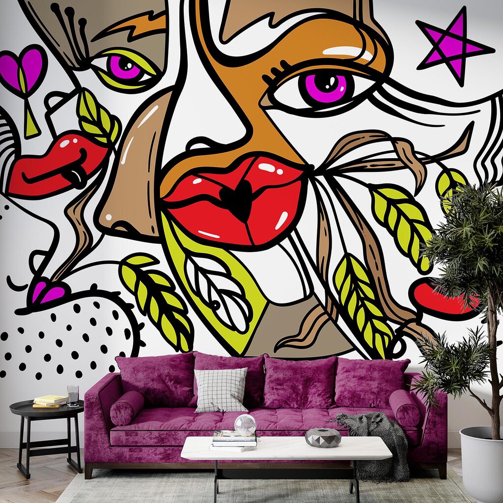 – Élénk arc merész mintákkal – Élénk arc merész mintákkal