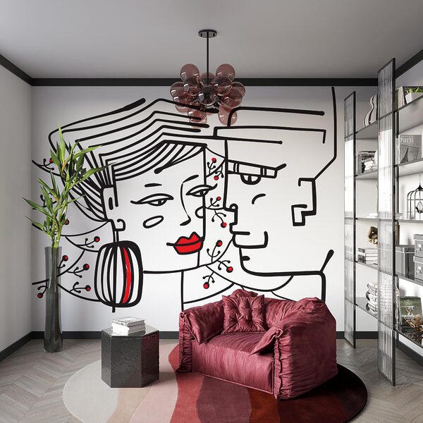 Egy férfi és egy nő rajza