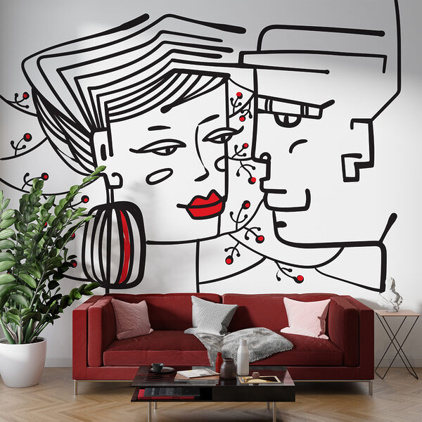 Egy férfi és egy nő rajza