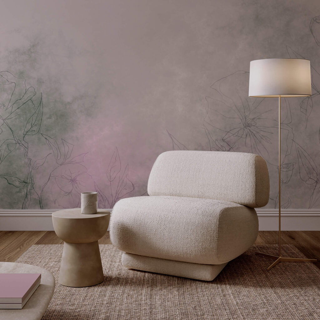 Virágok rajzolása fehér felületen