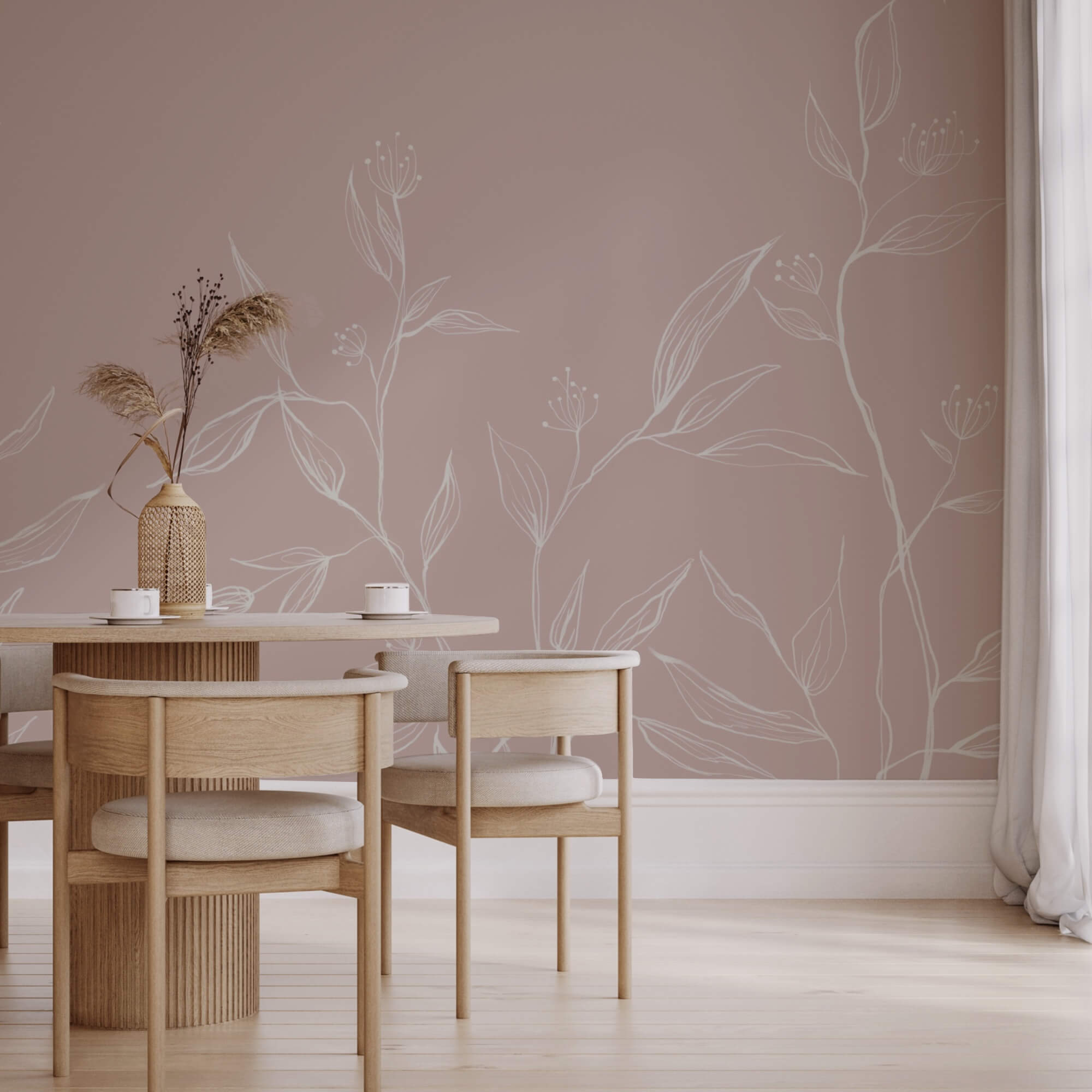 Finom levelek lágy pasztell háttéren Finom levelek lágy pasztell háttéren