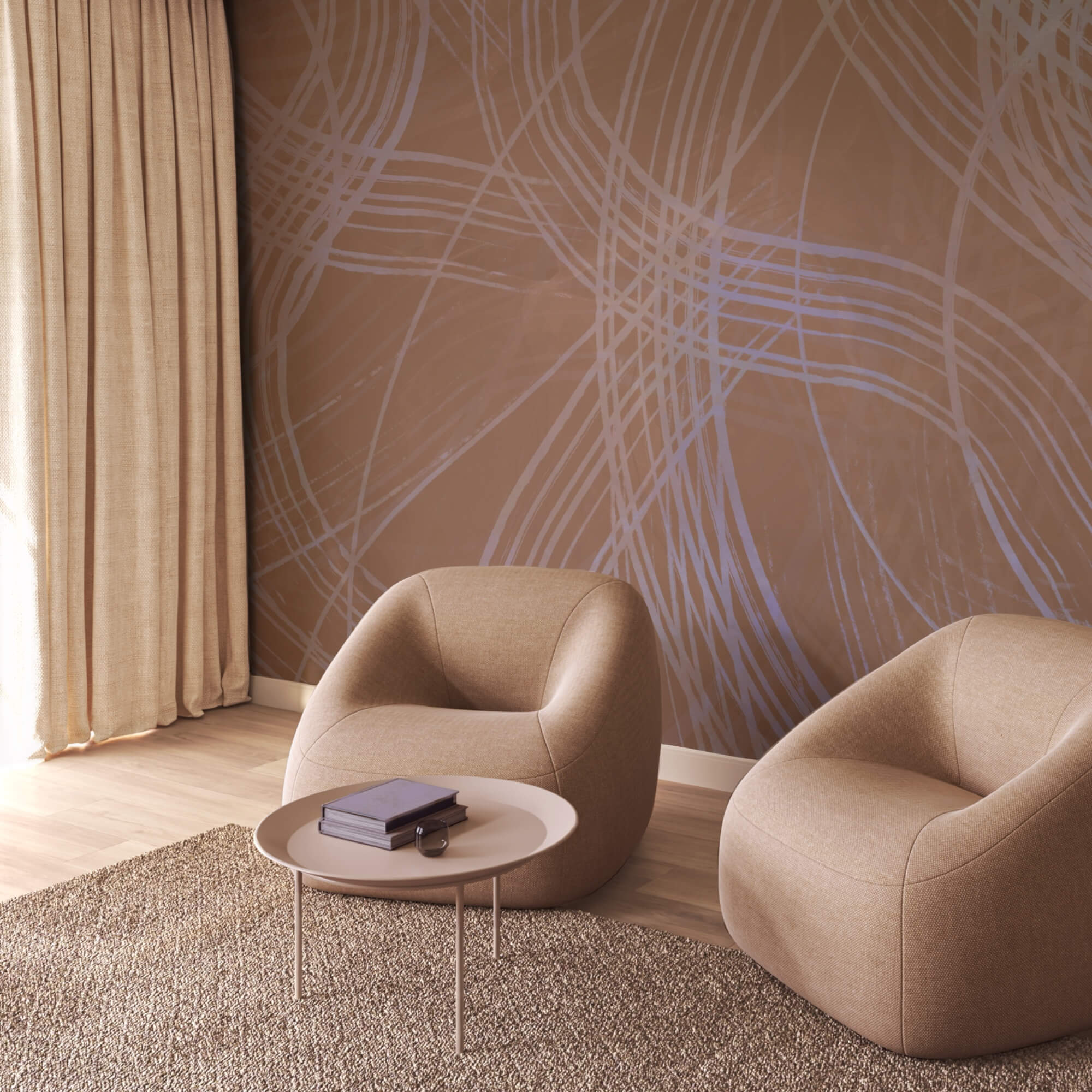 Barna felület fehér vonalakkal Barna felület fehér vonalakkal