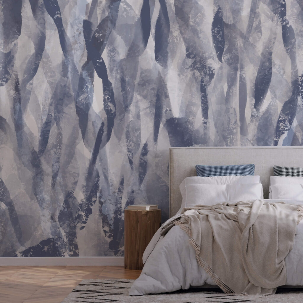 Folyó minták hűvös tónusokban