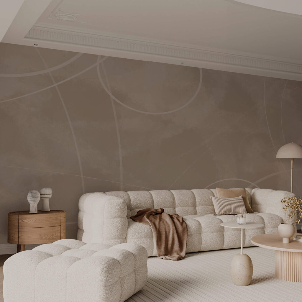 Barna háttér fehér vonalakkal és körökkel Barna háttér fehér vonalakkal és körökkel