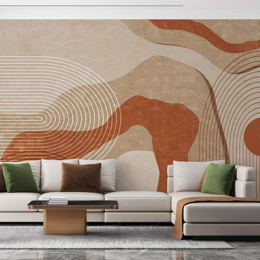 Barna és fehér absztrakt művészet Barna és fehér absztrakt művészet