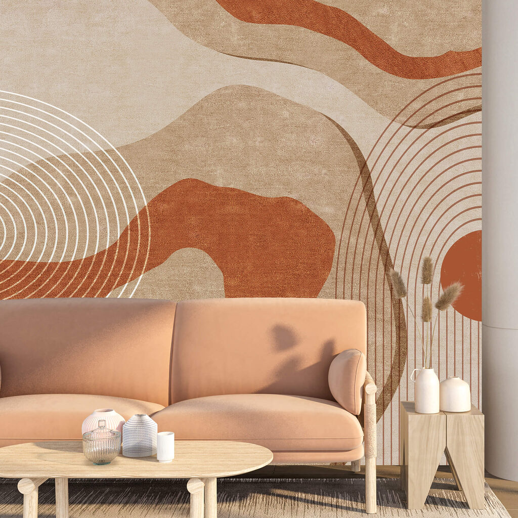 Barna és fehér absztrakt művészet Barna és fehér absztrakt művészet