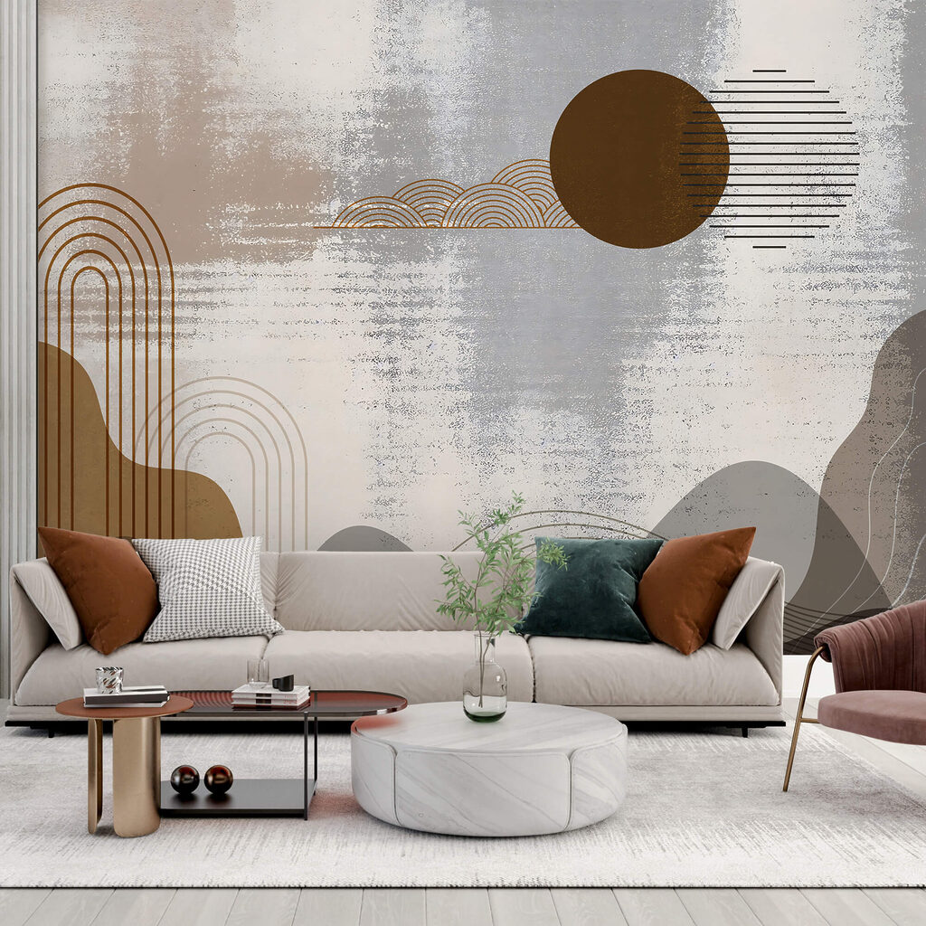 Egy tájkép festménye Egy tájkép festménye