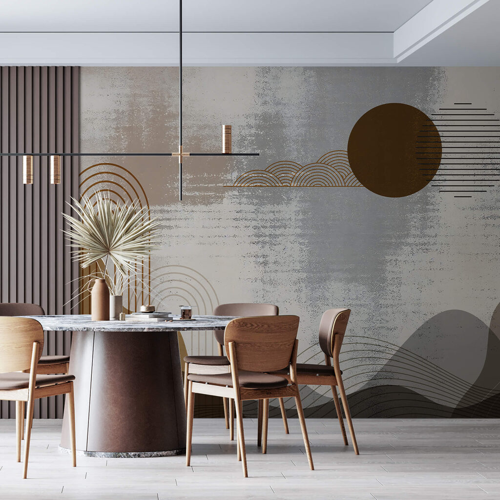 Egy tájkép festménye Egy tájkép festménye