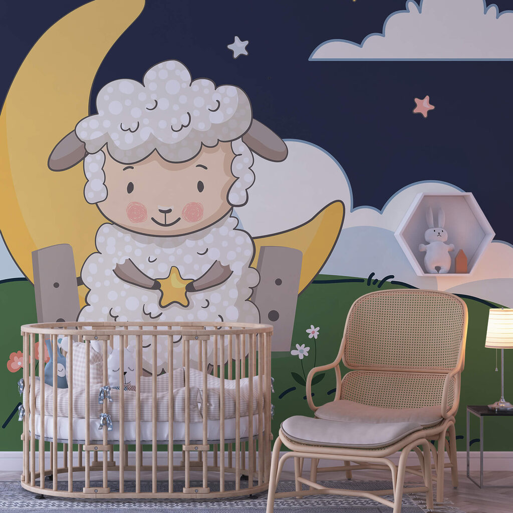 Karikatúra egy birkáról, aki egy csillagot tart