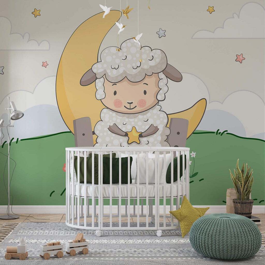 Karikatúra egy birkáról, aki egy csillagot tart