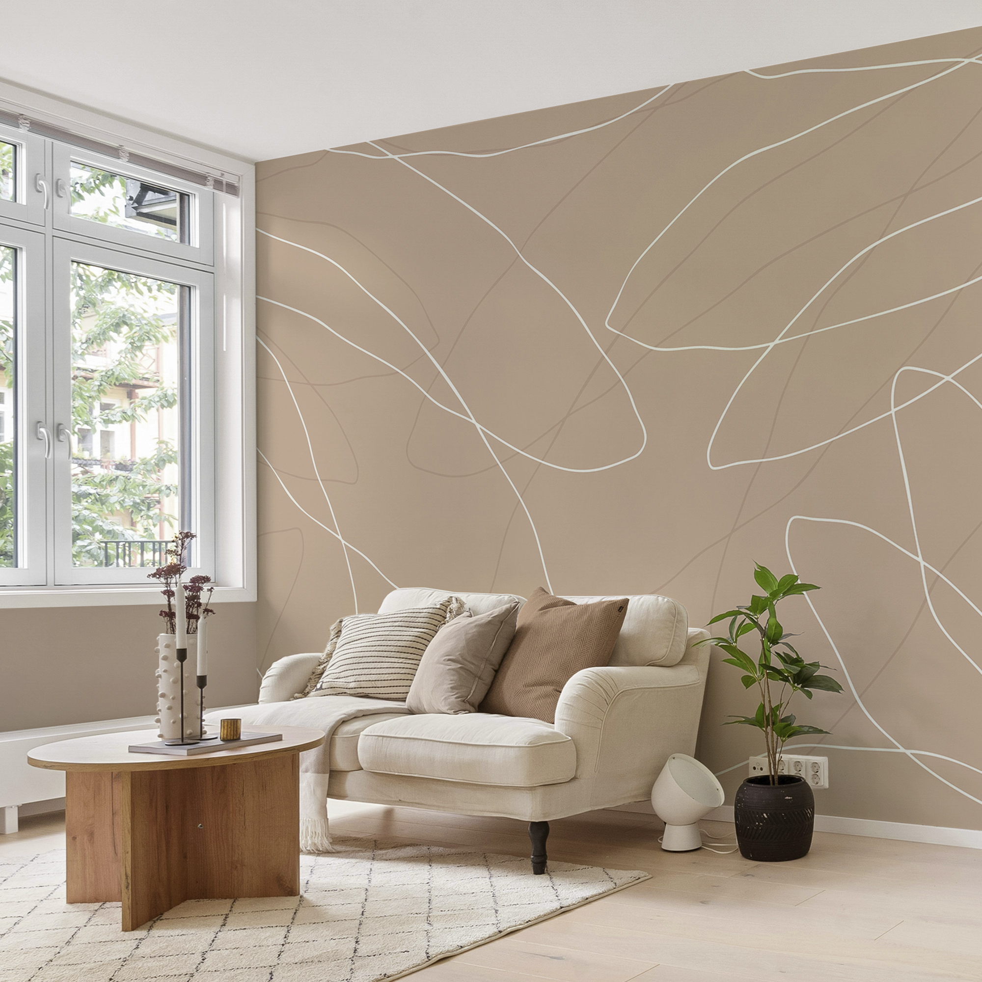 Barna és fehér háttér vonalakkal Barna és fehér háttér vonalakkal