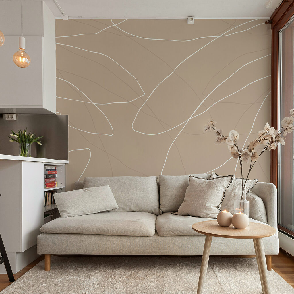 Barna és fehér háttér vonalakkal Barna és fehér háttér vonalakkal