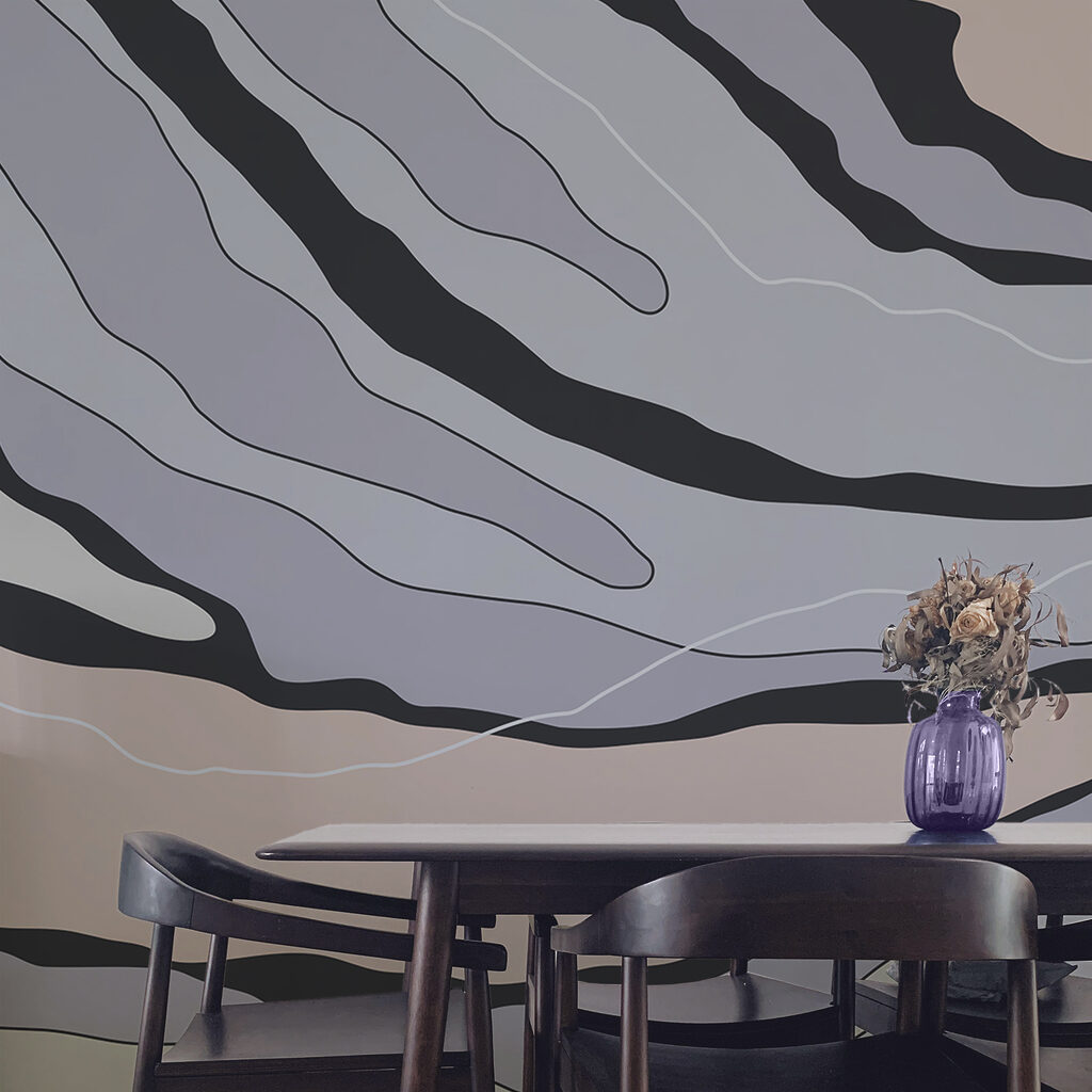 Absztrakt vonalak lágy színekben