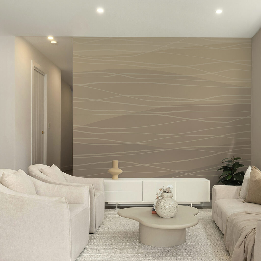 Barna és fehér hullámos vonalak