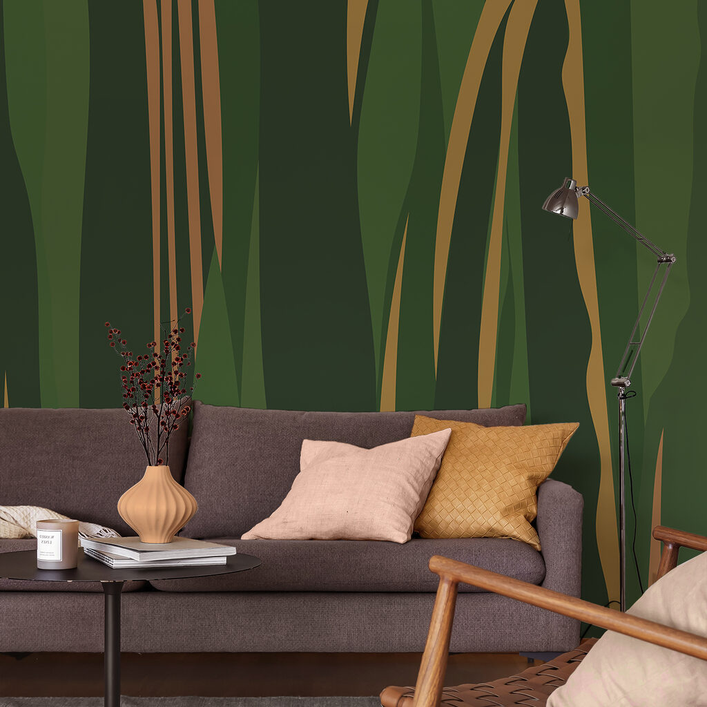 Zöld és barna csíkos minta Zöld és barna csíkos minta