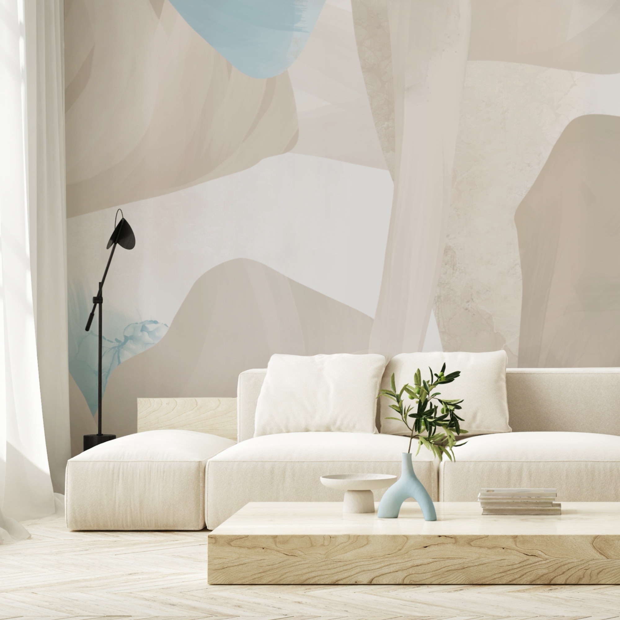 Absztrakt formák lágy színekben Absztrakt formák lágy színekben