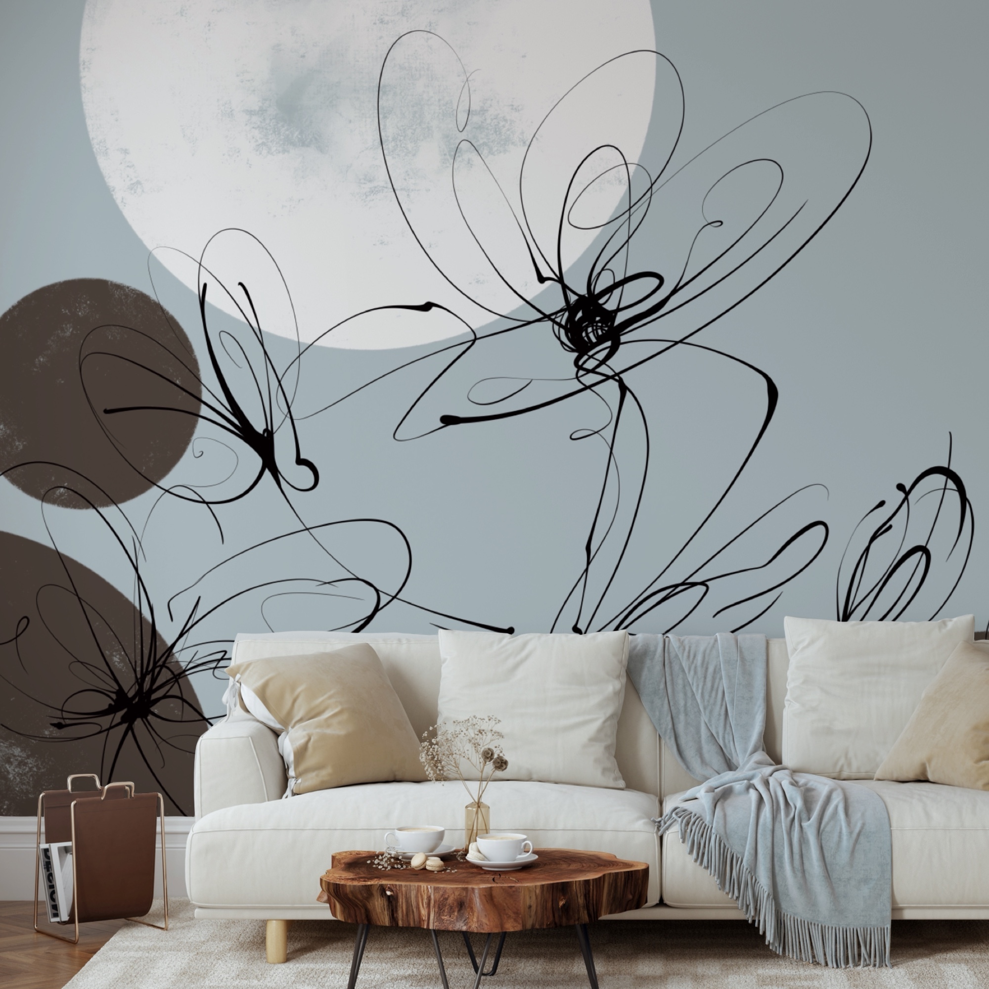 Virágok és körök rajzolása