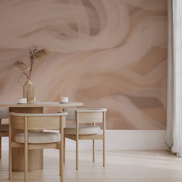 Lágy hullámok meleg tónusokban