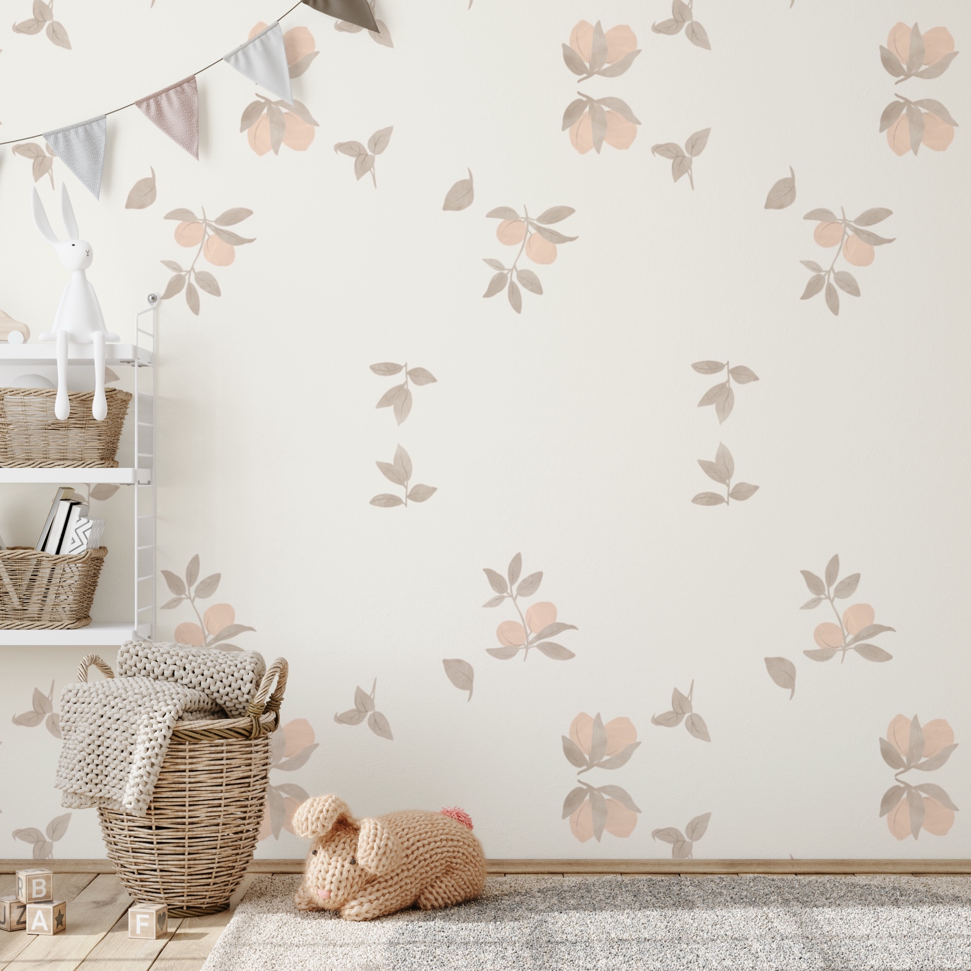 Levelek és virágok mintája Levelek és virágok mintája