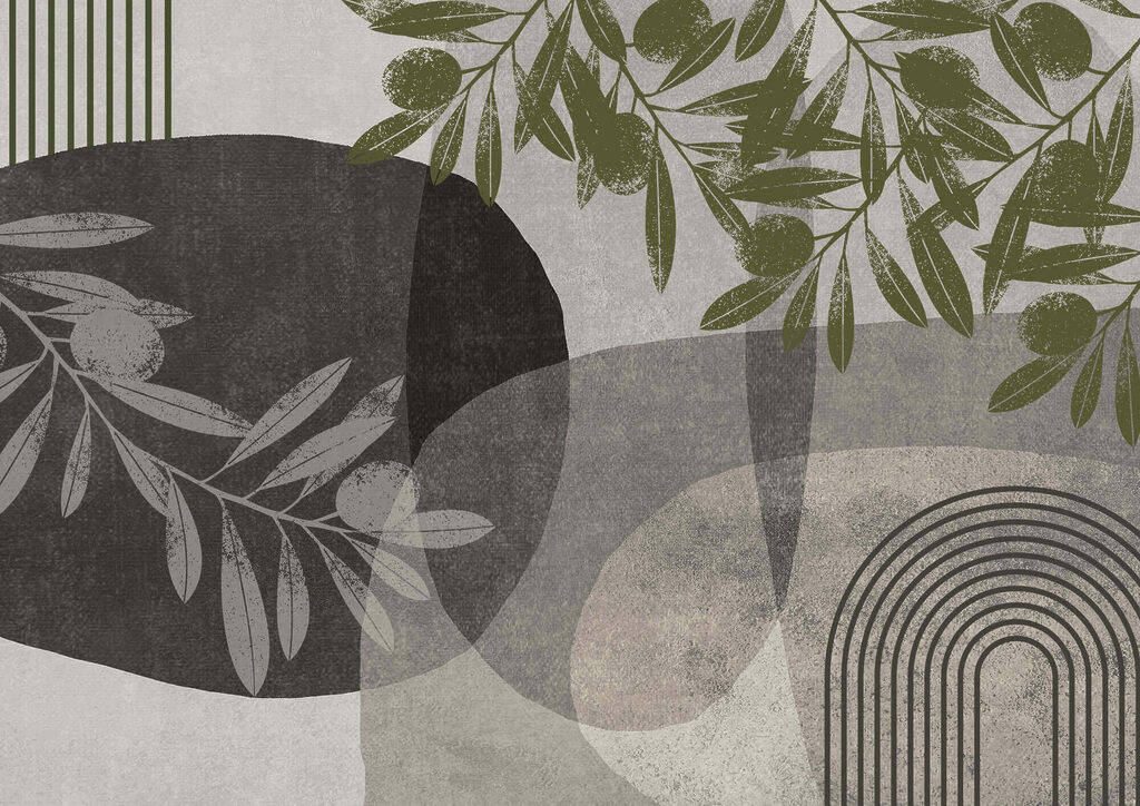 Natural elements in abstract design