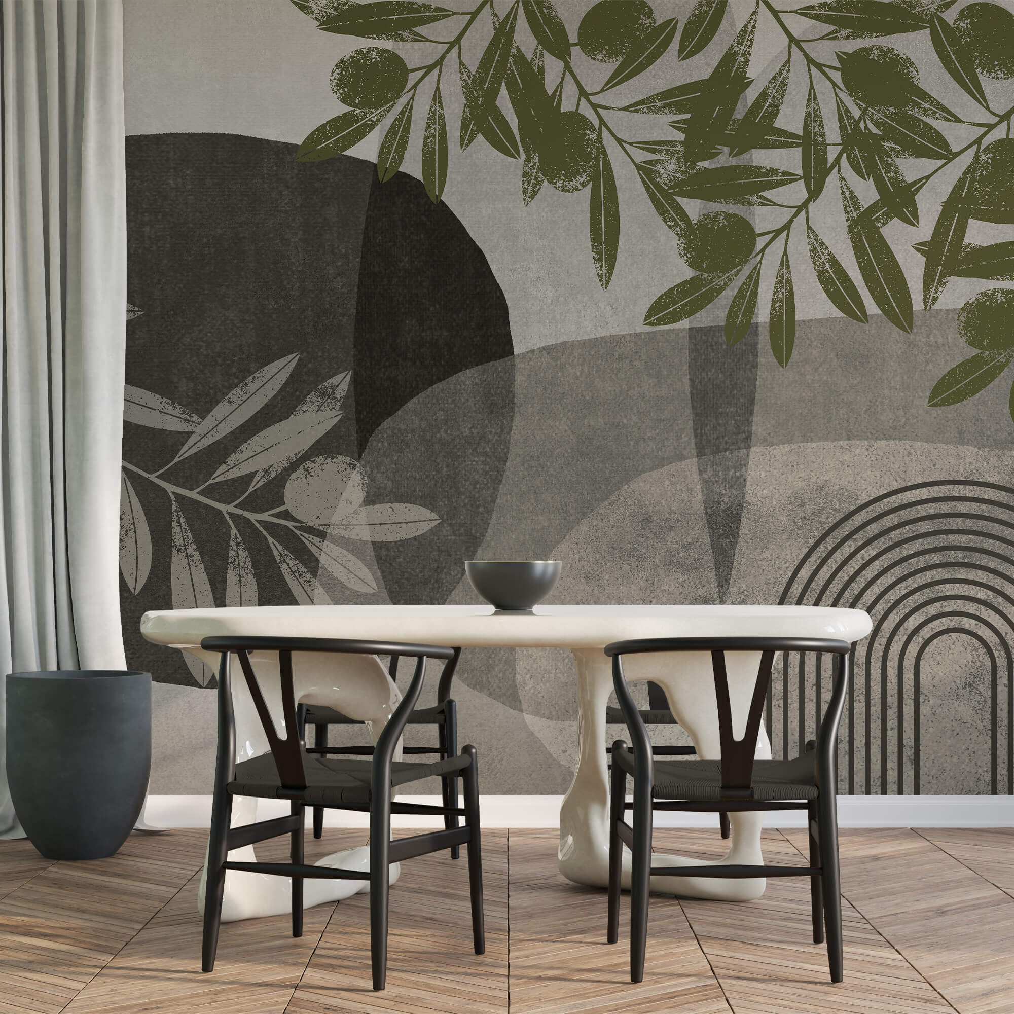 Természetes elemek az absztrakt tervezésben