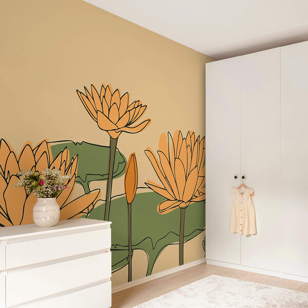 Sárga virágok csoportja