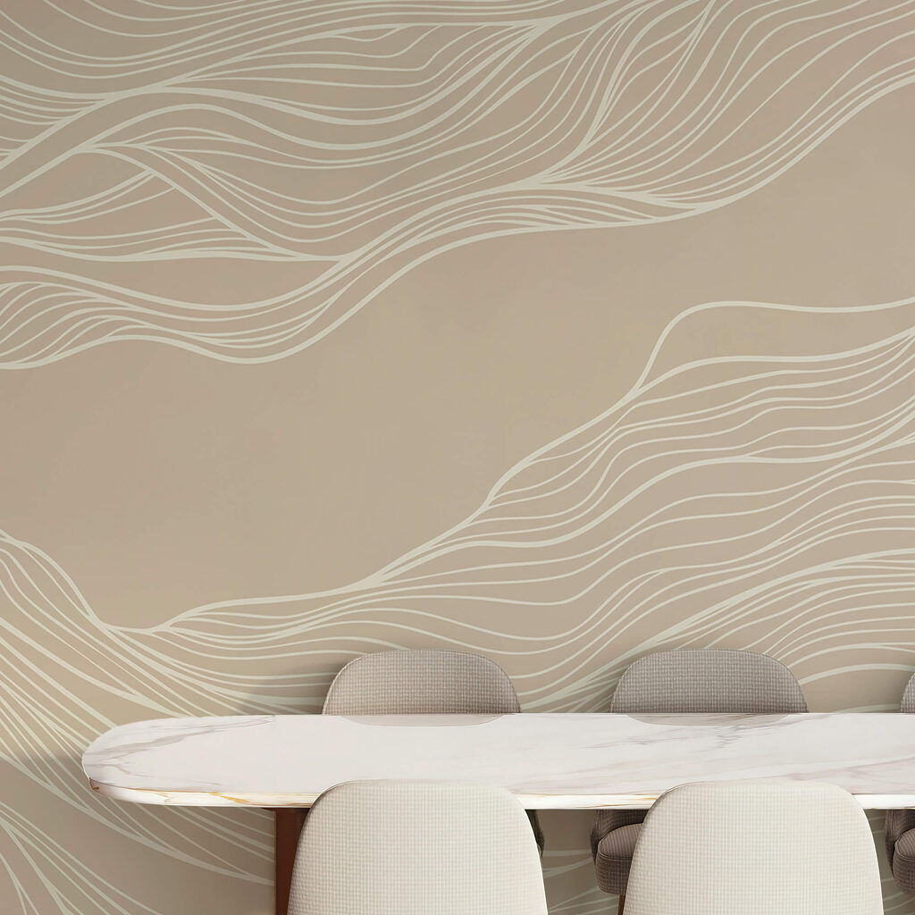 Fehér vonalak barna háttéren