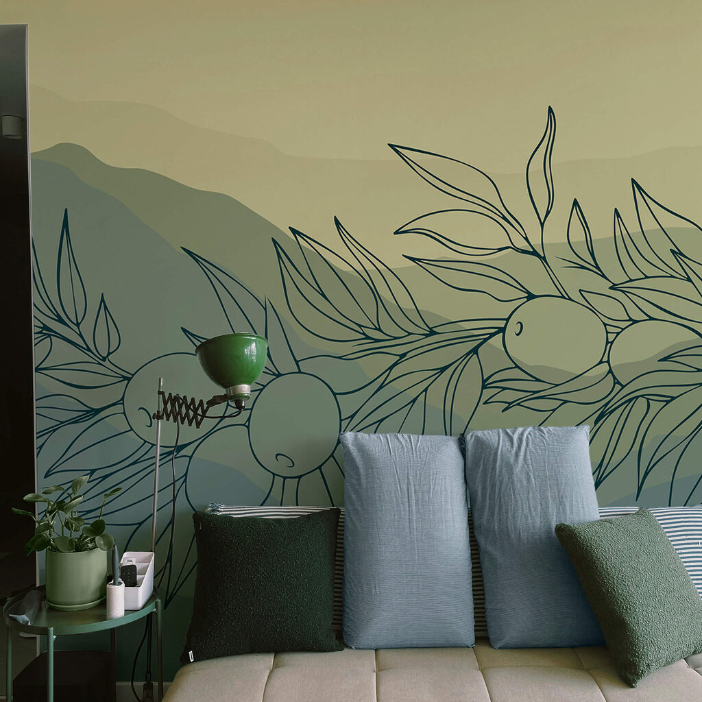 Rajz egy gyümölcsökkel teli ágról Rajz egy gyümölcsökkel teli ágról