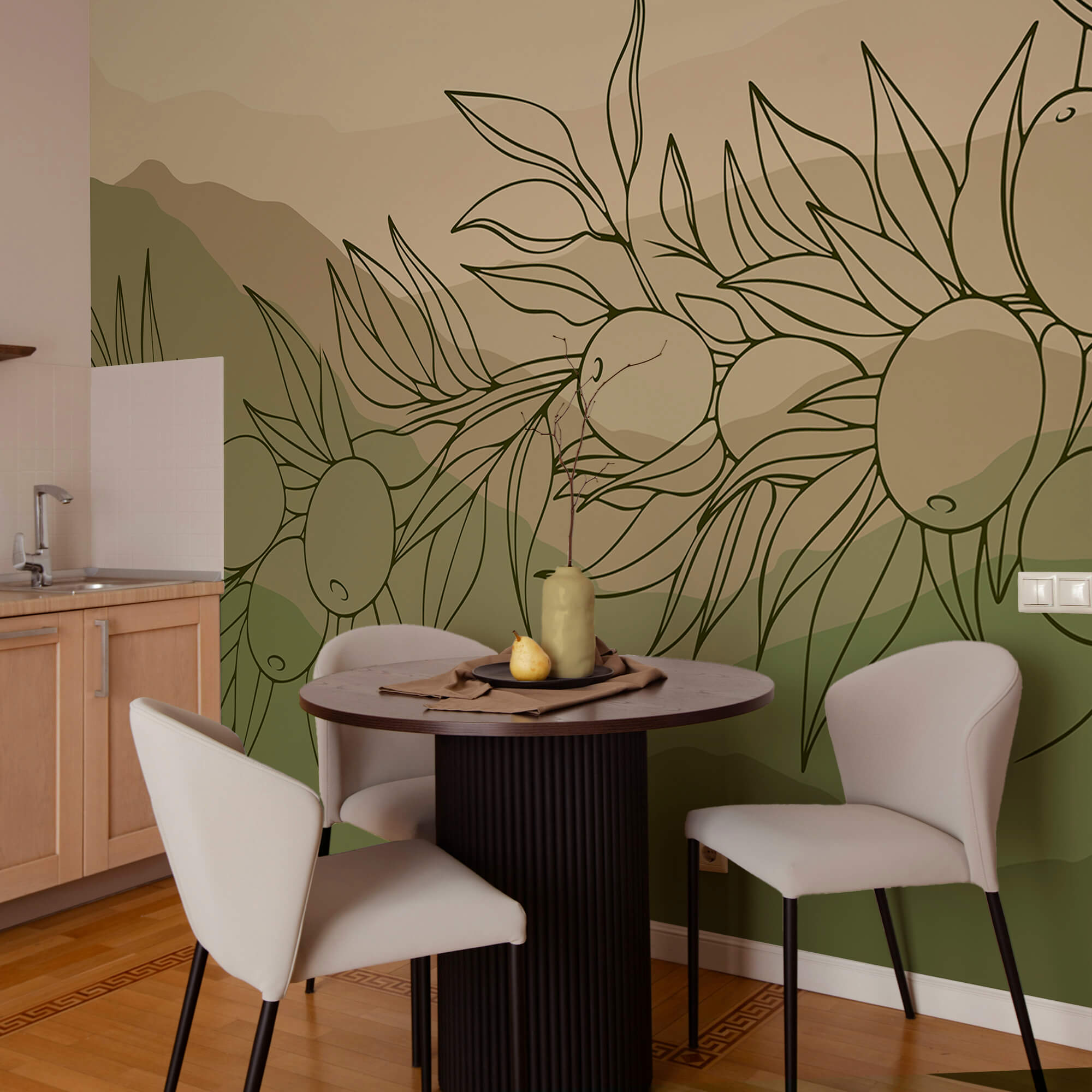 Gyümölcs rajzolása egy ágon Gyümölcs rajzolása egy ágon