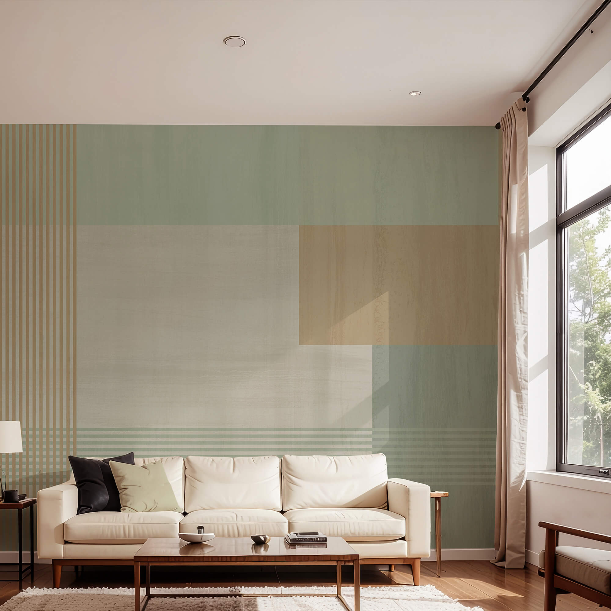 Absztrakt formák és lágy színek keverednek Absztrakt formák és lágy színek keverednek